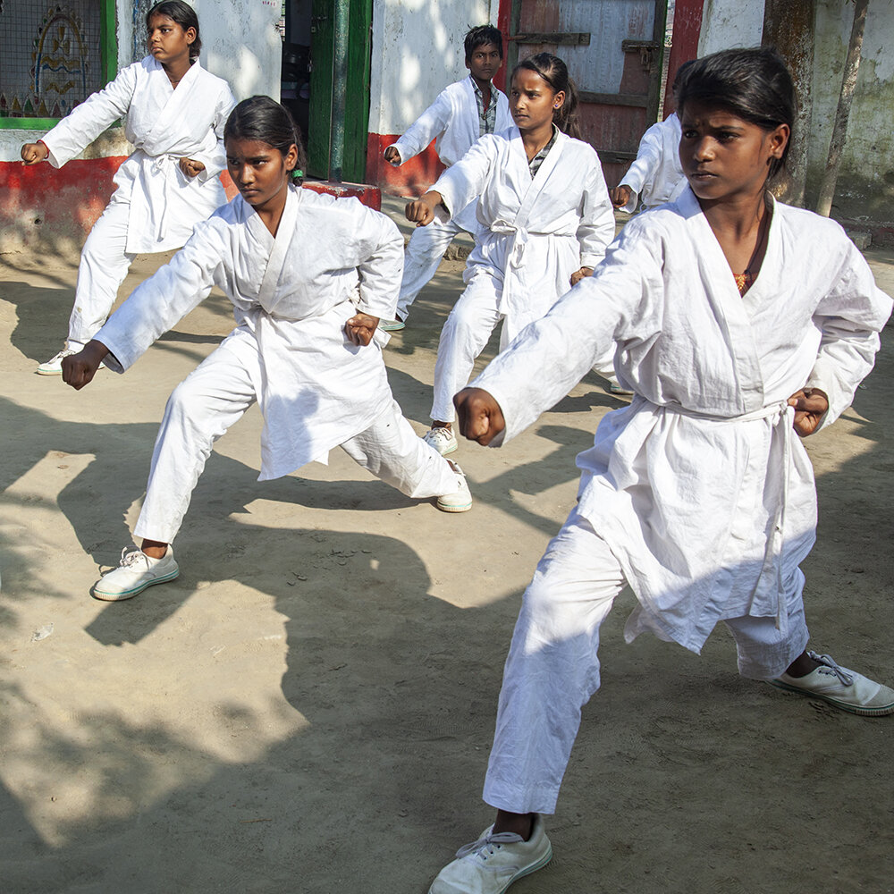 Kung Fu for girls at risk to human trafficking