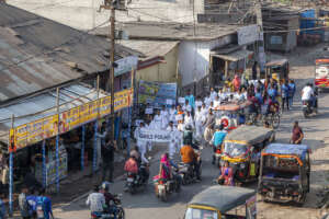 Kung Fu Girls March in Forbesganj