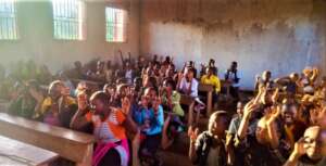 One of the new classrooms at Busiliwa School