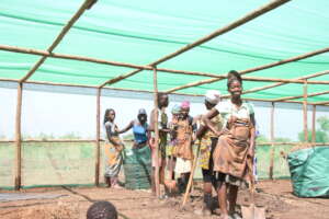 teen moms at work at the center