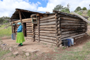 Beneficiary in Ojo de Buey comunity.