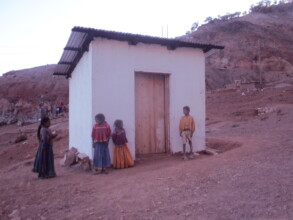 Comunity latrine finished