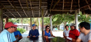Weekly meeting with the guides before their tours