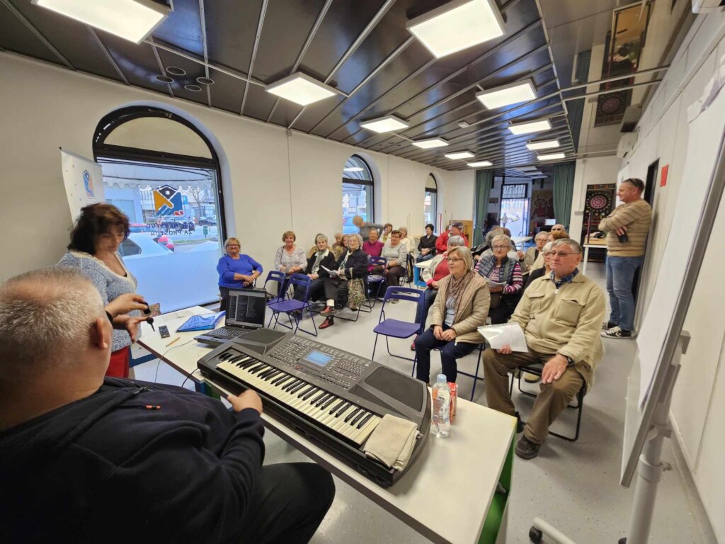 Rehearsal of the choir of the Pensioners' Club