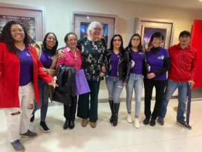 Staff at Anniversary Celebration