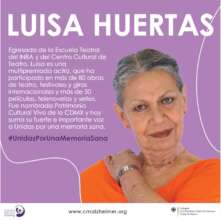 Artist Luisa Huertas joining movement