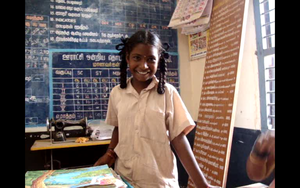 Ambika, Little girl from Govt. School