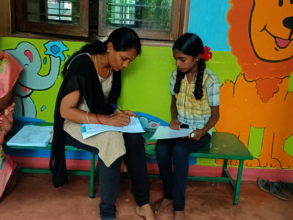 Reading test at Angalakuppam