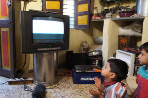 Staple entertainment in India - Bollywood!