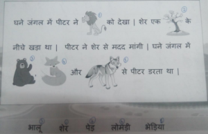 A completed activity from one of our field testers