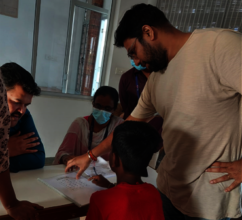 Mock session with child in Sharana