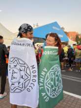 Zak and Fanny ran a marathon !