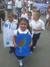 Our kids in the Esteli parade