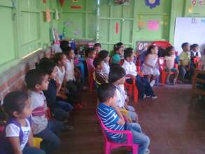 Listening  hard on the first day!