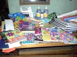 Some of our school materials store!