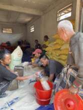 Food bank in operation