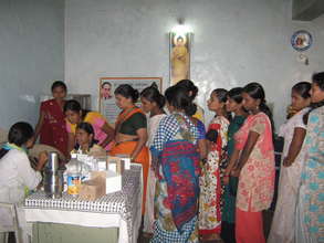 Free medical check-ups at Shanti Nagar