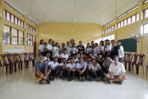 Students after the cultural identity workshop