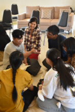 Myanmar Teachers Discuss an Issue in Small Groups