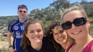 Jack, Maeve, Yasmin and Bonnie during their walk !
