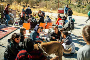 The refugee community, Lesvos