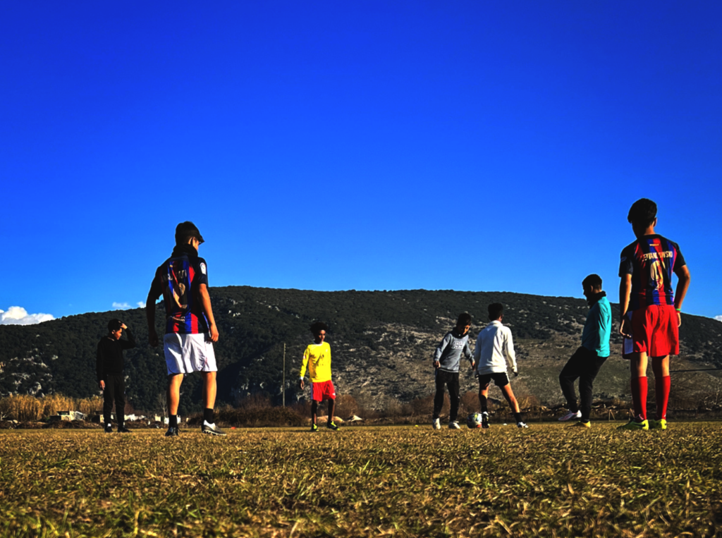 Field sports access for 3500 refugees in Greece