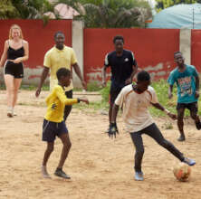 Football Activity with German Delegation