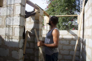 Work on bathroom doors