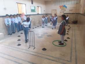 Sport taking place in Karachi school