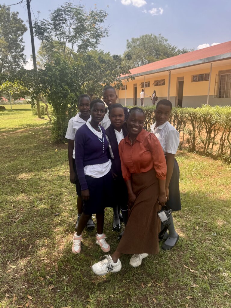 Reginah Sanyu at Busoga High School