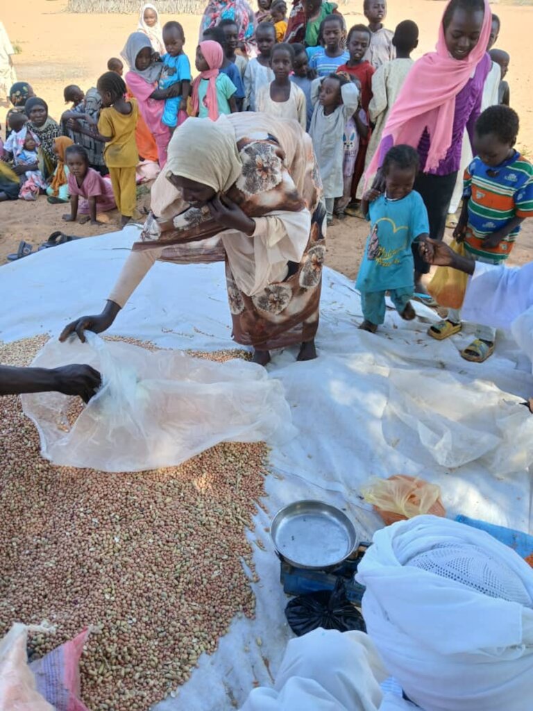 Food distribution to 2,737 families