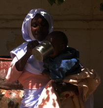 And mothers can feed their children again