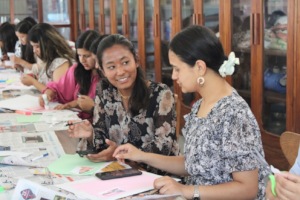 Mentor-mentee interactions during in-person event