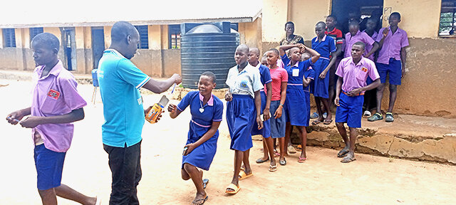 We Donated Scholastic Materials to Pupils at Ayami