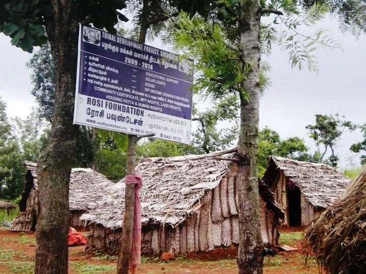 House for 20 Tribe Families living into forest
