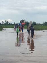Children Fleeing their homes to the centre