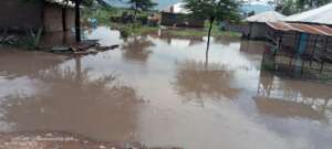 Submerged households in Nyalenda