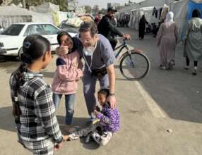 Dr. Perlmutter in Khan Younis Gaza