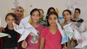 Children in Gaza City ask to stay in their homes