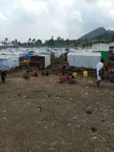 Children in volcano eruption camp
