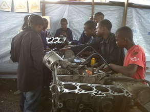 Former child soldiers at Children's Voice center