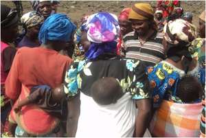 Women in focus group discussion by CV in Masisi