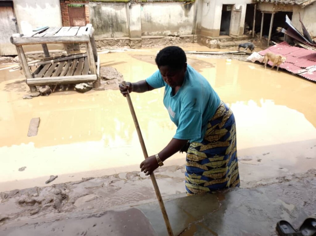 Relief for families affected by Flooding in Rwanda