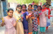 School supplies for slum children in India 2023