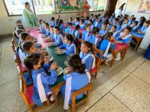 Students in the Breakfast Room