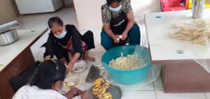 Maids Preparing Breakfast Meals at SMB School