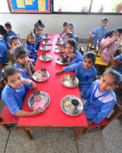 Having a meal together has improved social skills