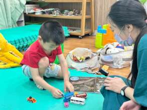 With my therapist, I play and imagine freely.