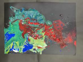 Paint all squeezed out reflects my situation.