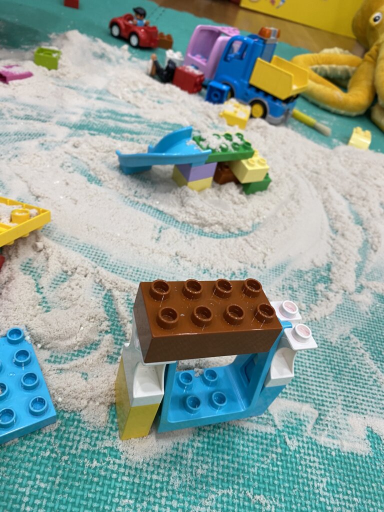 Playing with sand unleashes my creativity